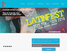 Tablet Screenshot of latinfest.info